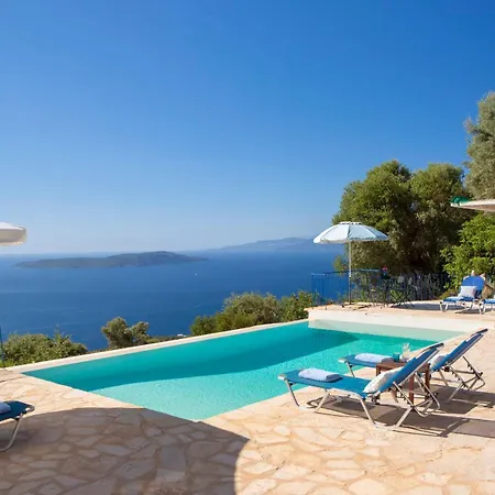 Balcony - Lefkada-travel Vilă *