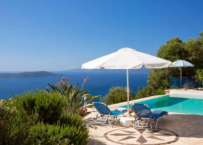 别墅 Balcony - Lefkada-travel 塞沃塔